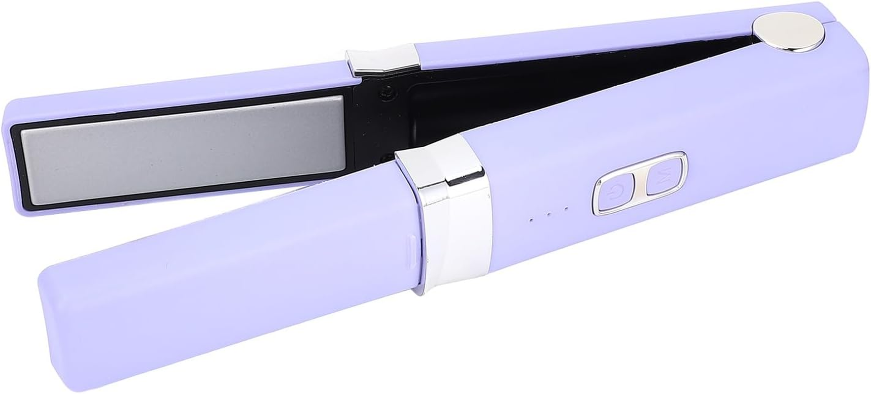 Mini Hair Straightener Portable Fast Heating USB Charging Multifunctional Small Flat Iron for Home Travel Styling Tool 1200Mah Lithium Ion Battery Included image number 5