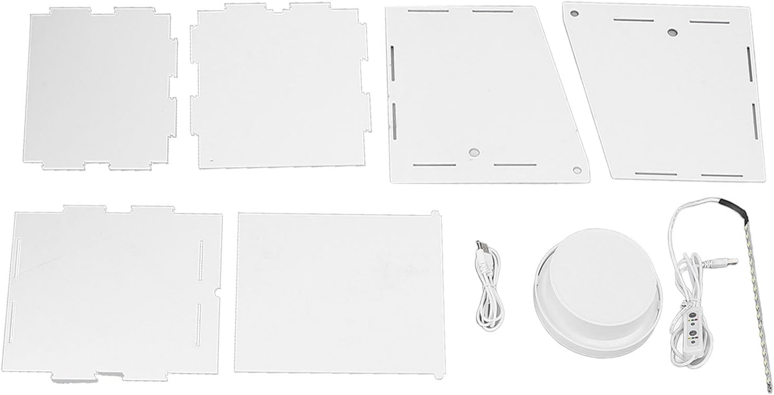 Ultra Violet Curing Light Station, 405Nm LED Lights, Big Size Resin Dryer, Fast Curing Box with Acrylic Reflector, Professional Reflective Materials, 23X23X19Cm image number 5