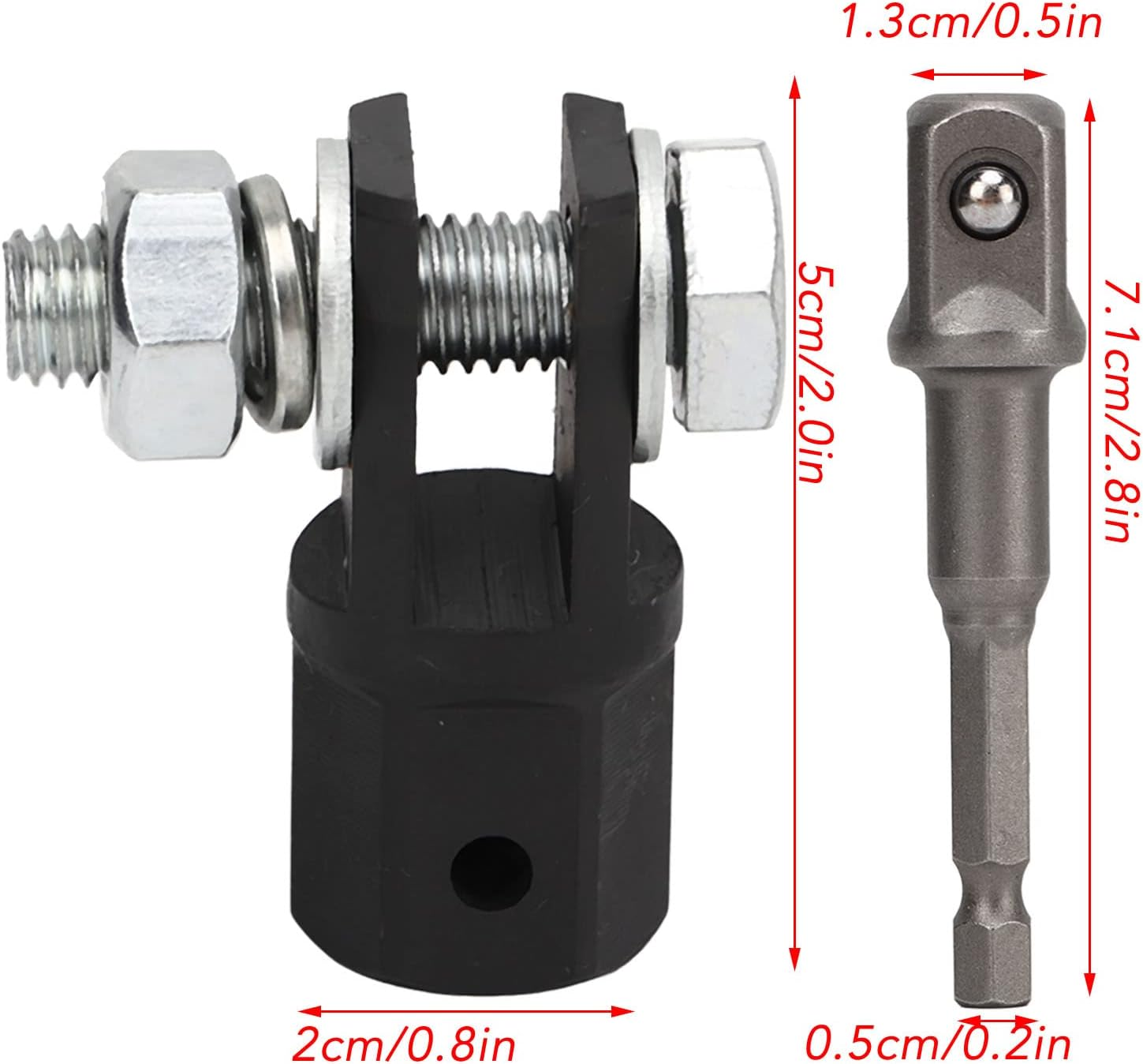 Scissor Adapter for Drill2 Inch Socket Tool for & Double Hole Jacksduty Steelcar Accessoryworks with Impact Wrenches & Ratchets image number 6