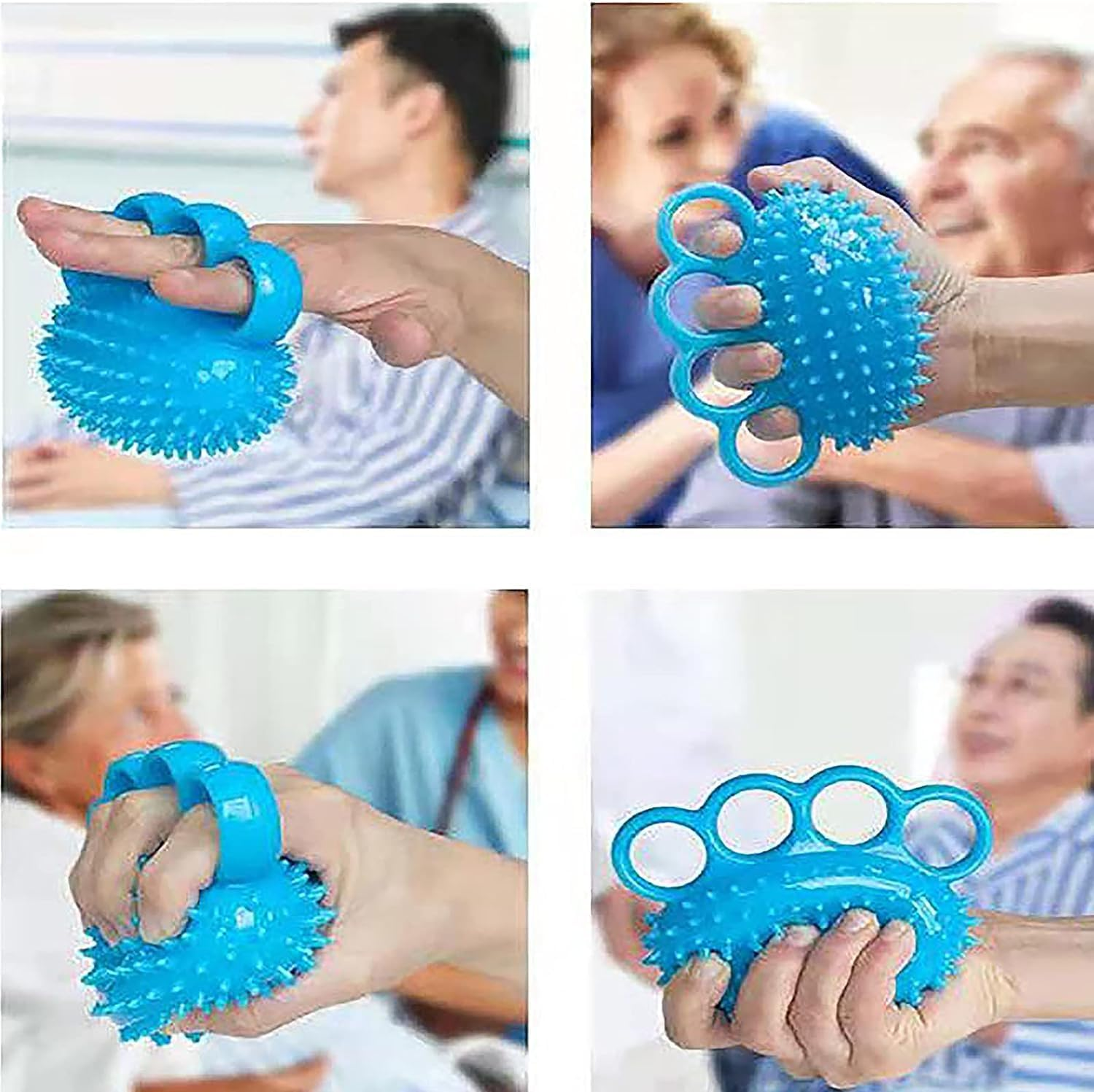 Hand Grip Strenwrist Flexibility Exerc2Pcsser for Yoga Athletes Musicians image number 4