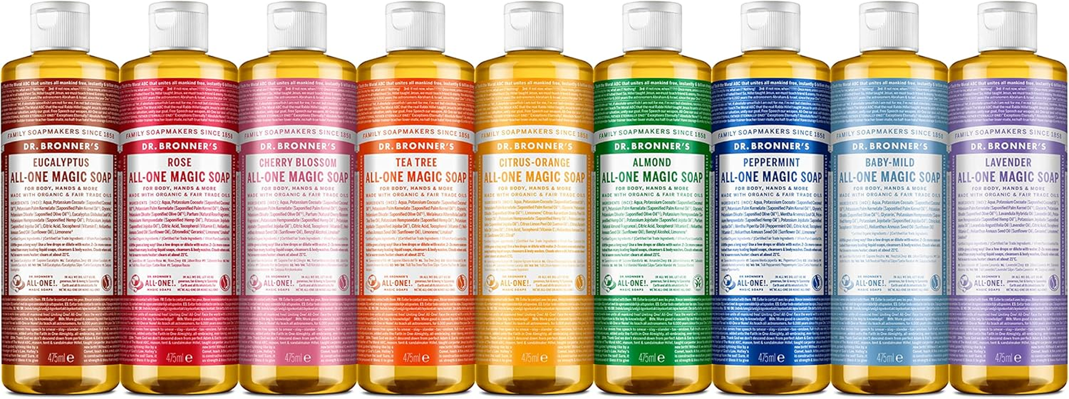 Dr. Bronner'S - Pure Castile Liquid Soap Cherry Blossom 475 Ml image number 4