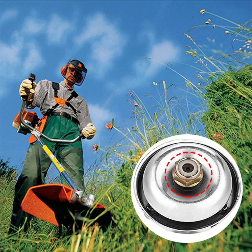 10Pcs Universal Left Hand Thread Blade Nut, Replacement for String Trimmer Brush Cutter Gear Head Blade Case Accessories image number 4