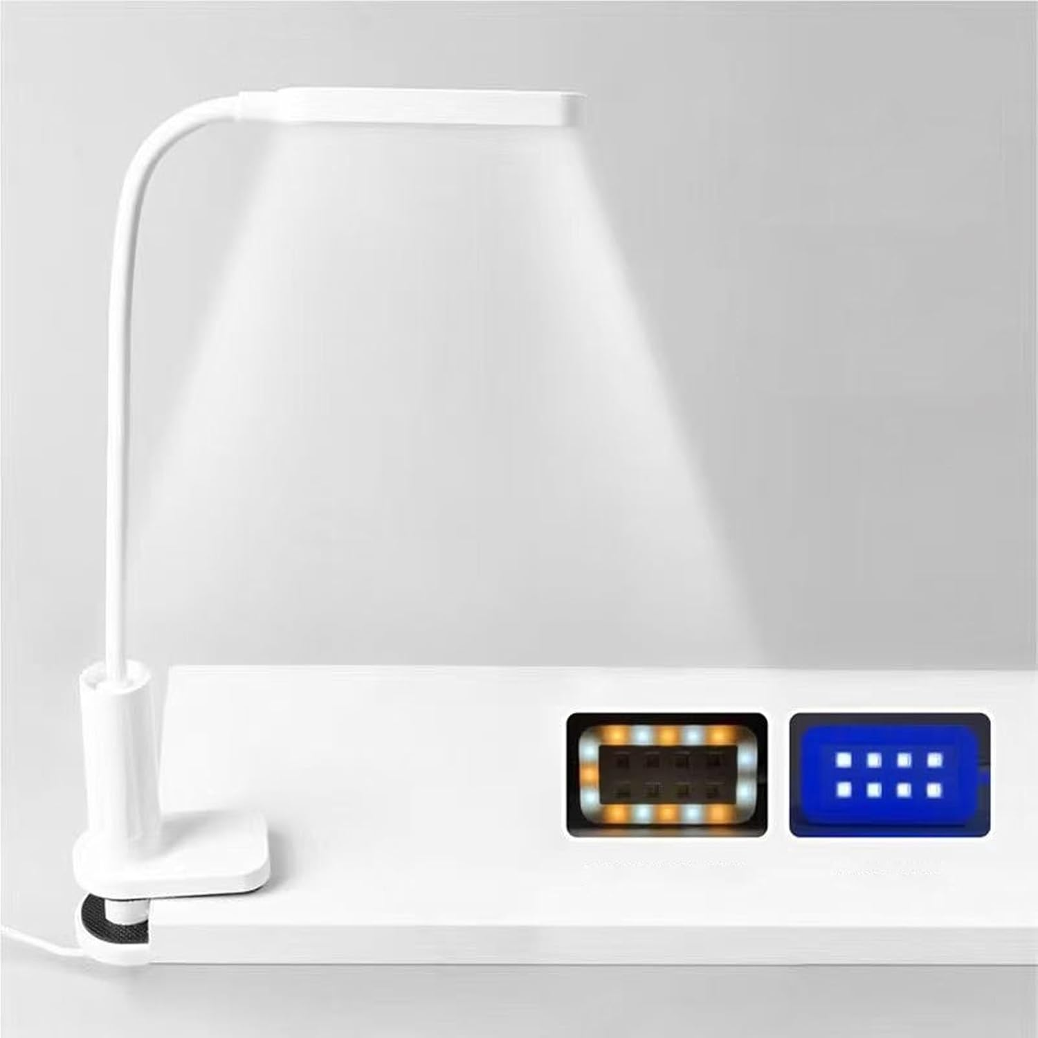 UV LED Nail Lamp with Soft Lighting Powerful 10W Lighting Desk Lamp for Manicure ABS Material image number 1