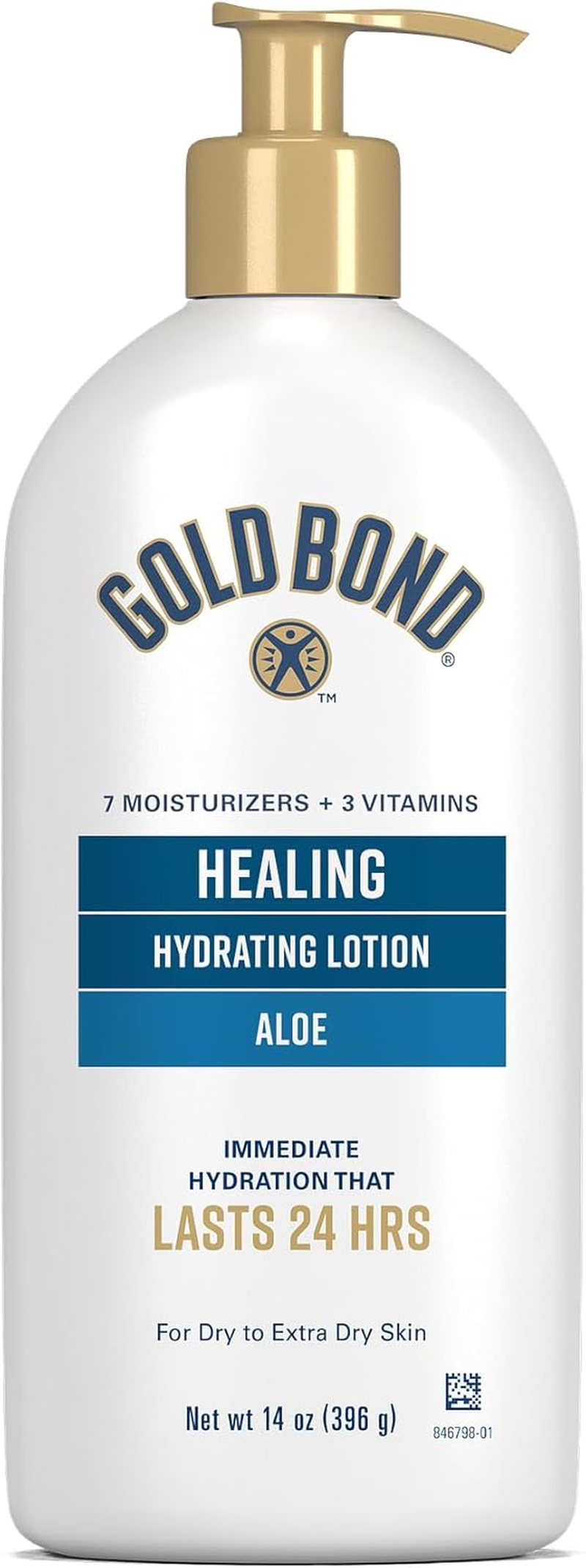 Gold Bond Ultimate Healing Skin Therapy Lotion for Dry Skin, Aloe, 14 Ounce Pump image number 6