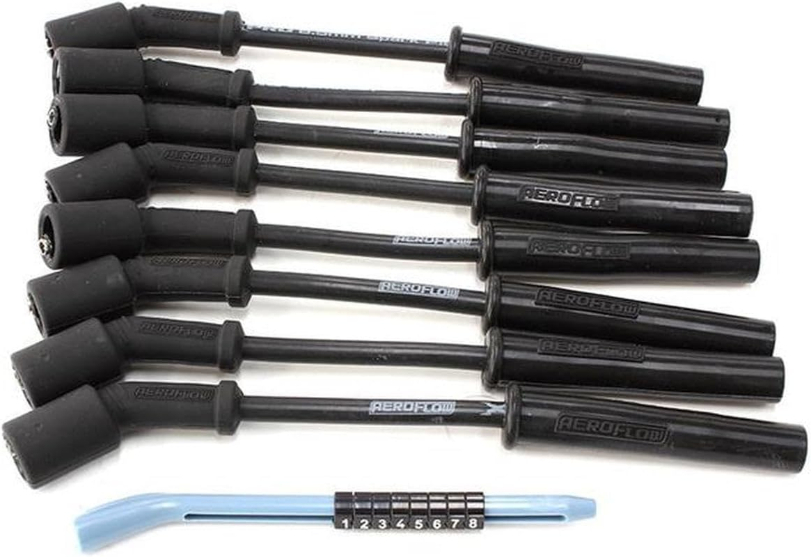 Aeroflow Ignition Lead Set Black Fits Holden Ls1