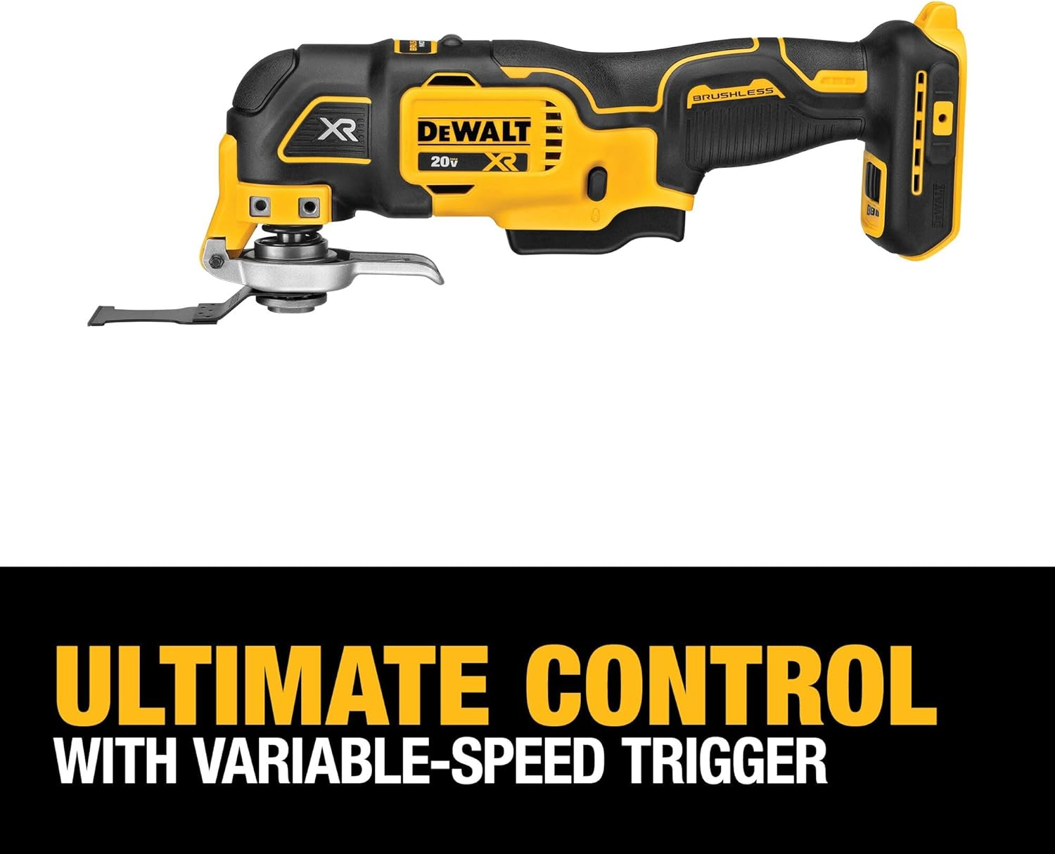 DEWALT 18V XR Li-Ion 3 Speed Oscillating Multi-Tool DCS356N-XJ - Skin Only, Battery and Charger Are Not Included image number 4