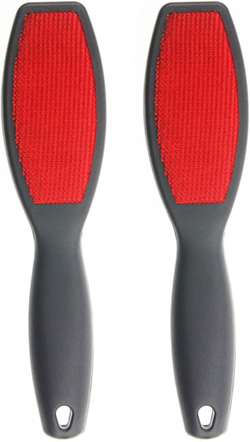 Double Sided Lint Pick-Up Brush for Pet Hair & Dust Remover &ndash; Two- Sided Lint Black Brush for Furniture, Clothes, Car Seats &ndash; Reusable Pet Hair Remover Tool for Dog & Cat Hair, Remove Brushes (2PCS) image number 5