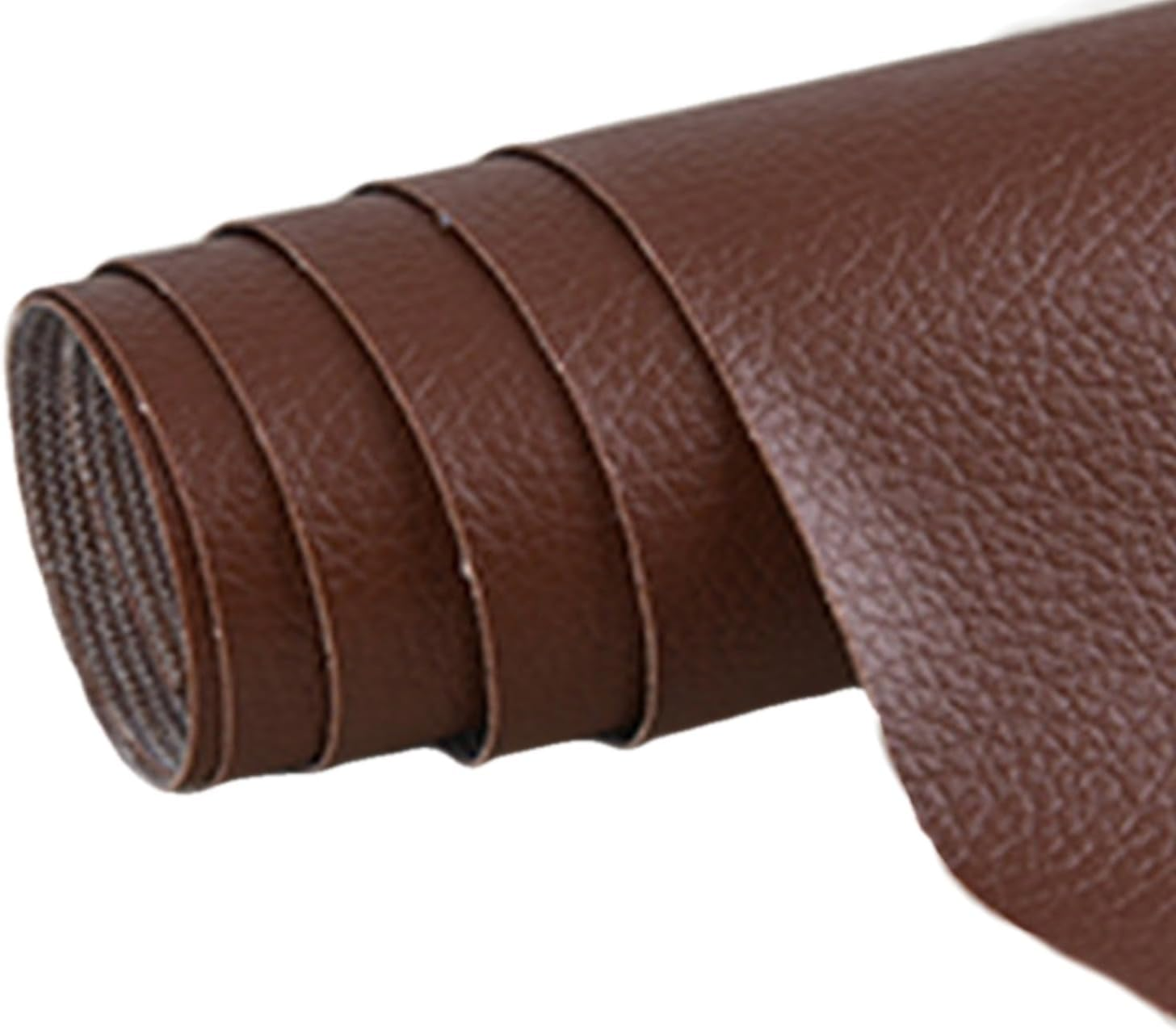 Dark Brown 35X137Cm Leather Repair Patch &ndash; Self-Adhesive Leather Tape for Sofa, Couch, Car Seats, Furniture, Jackets & Bags &ndash; Large Cut-To-Size Vinyl Fix Sheet