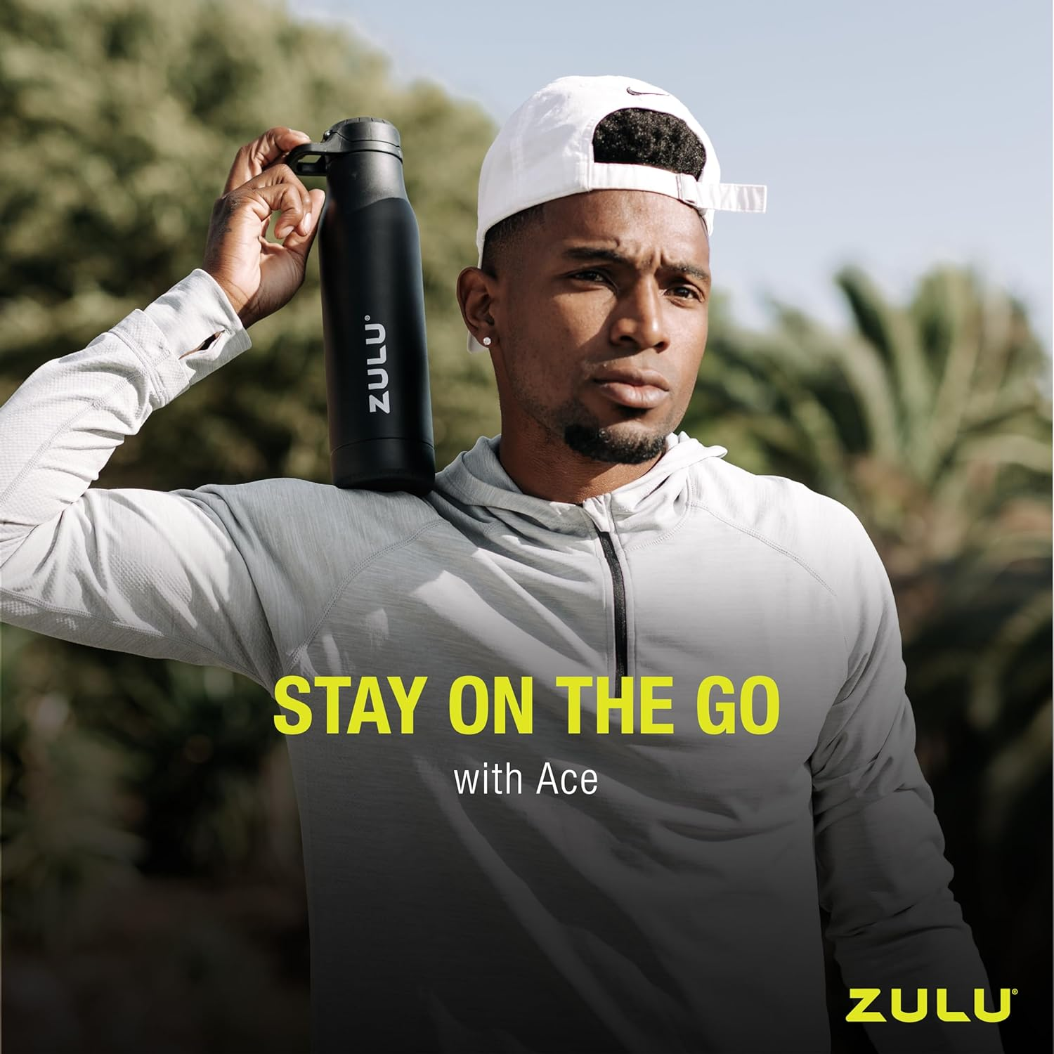 ZULU Ace Vacuum Insulated Stainless Steel Water Bottle with Leak-Proof Locking Lid and Removable Base, 24Oz Bottle image number 4