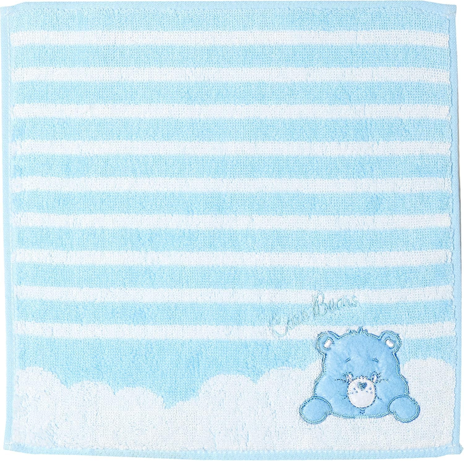 Marushin 5545001900 Mini Towel, Care Bear, Blue, Pastel Dot Face