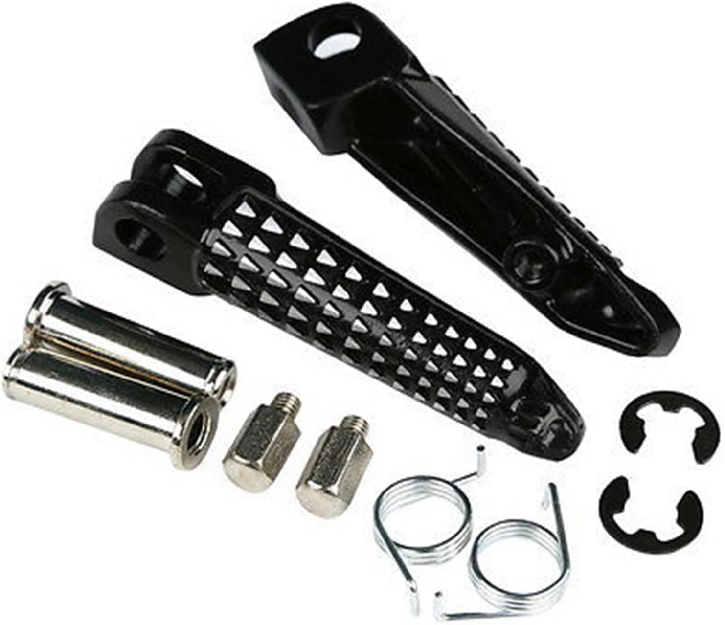 Motorcycle Front Footrest Foot Pegs Rests Pedals for Kawasaki ZX-6R 10R 9R Z1000 Z750 ZX636 ER6N ER6F Accessories image number 1