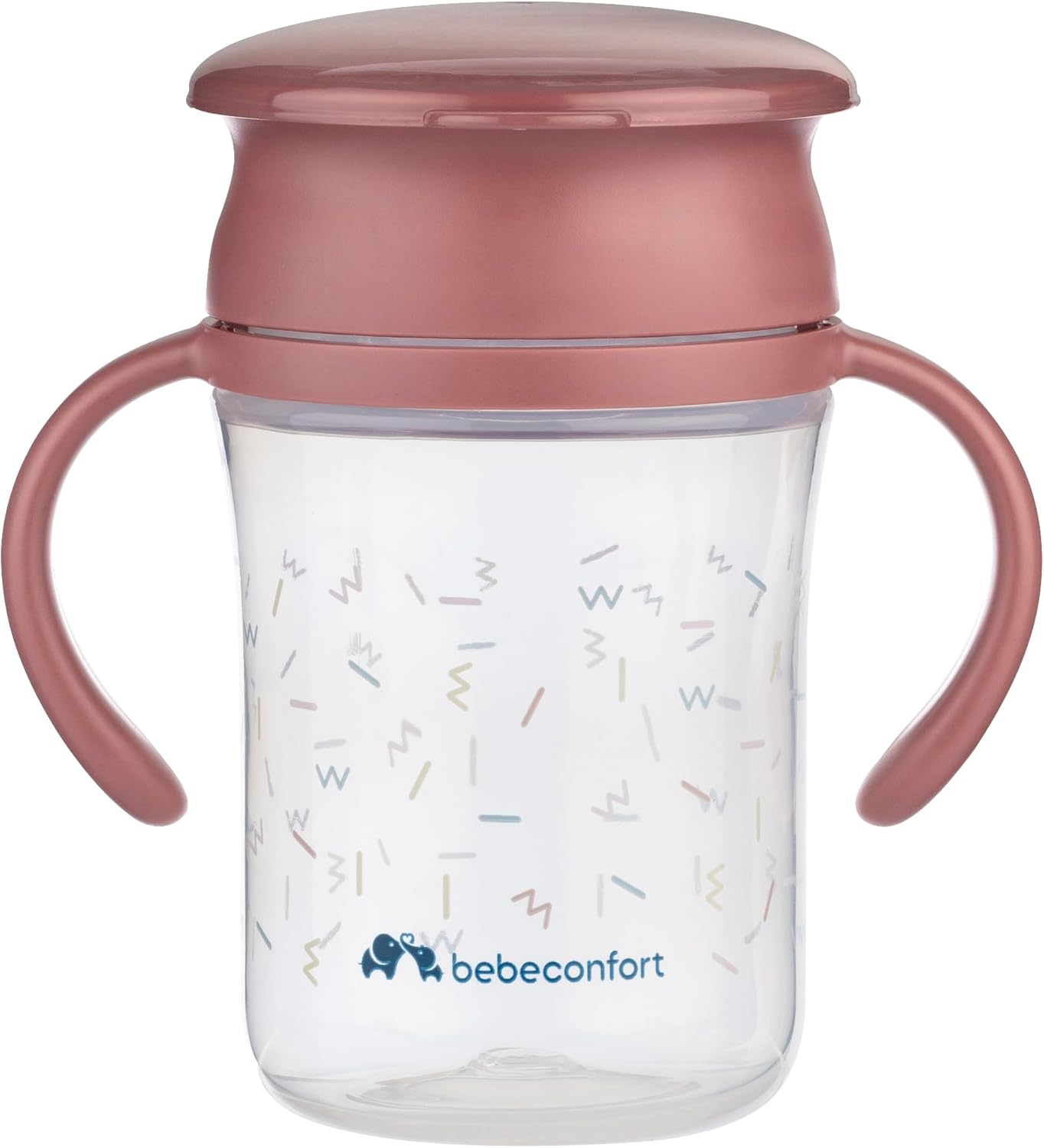 Bebeconfort Anti-Leak 360&deg; Training Cup - 280Ml, No-Spill Design, 360&deg; Drinking Valve, Rotating & Removable Handles, Dishwasher Safe, Hygienic Cap image number 2