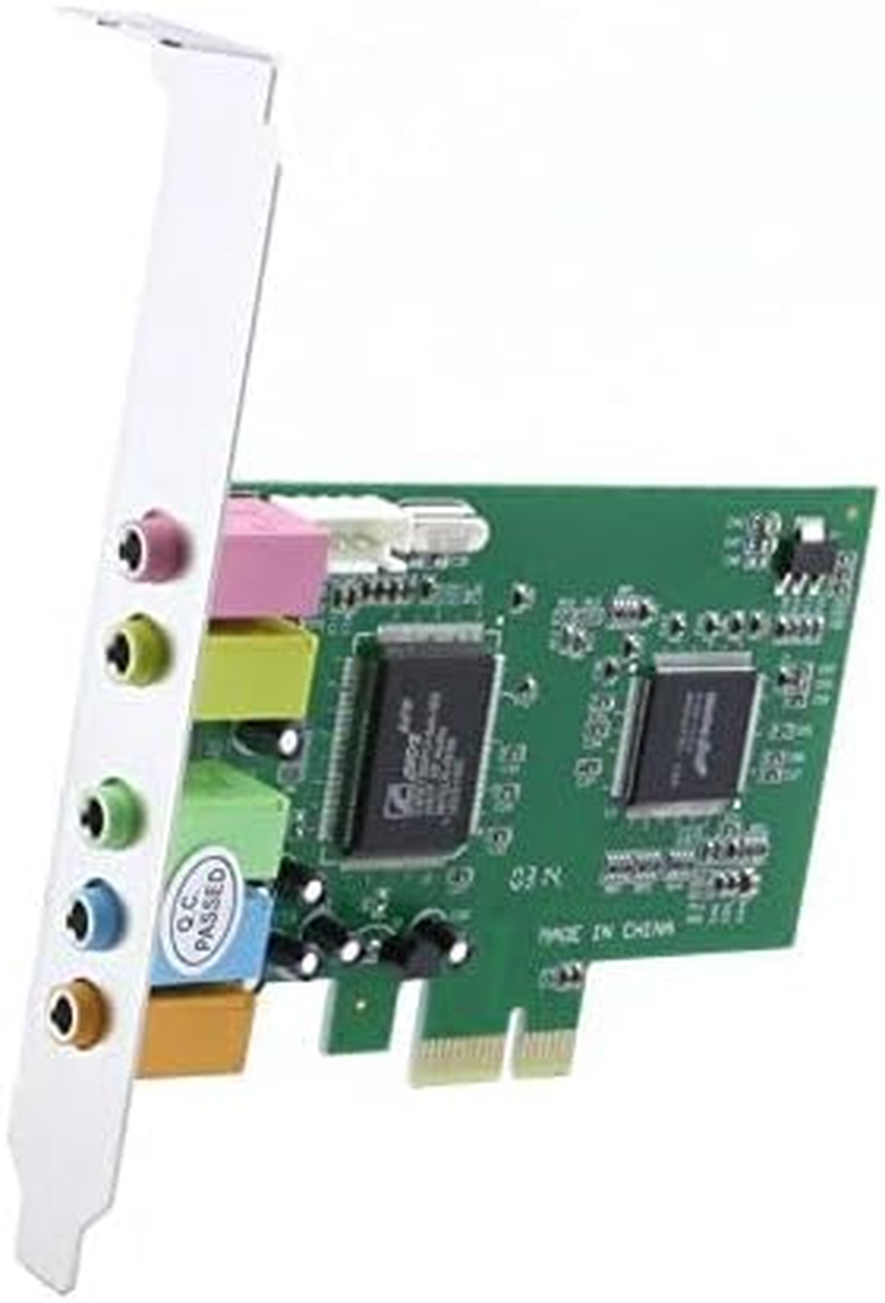 Axgear PCI Express PCI-E 5.1 Ch 6 Channel PCIE Audio Digital Sound Card Adapter New