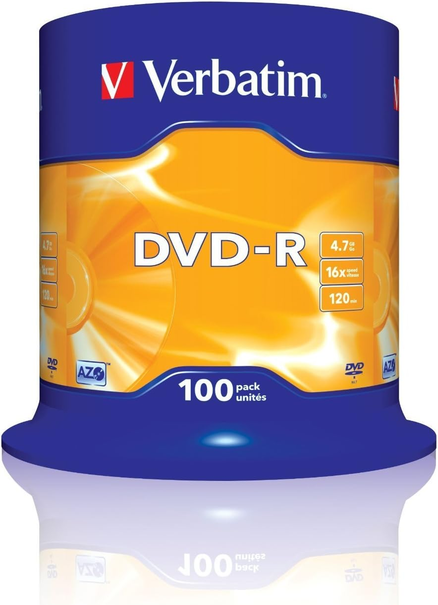 Verbatim DVD+R DL 8.5GB 25Pk White Wide IJ 8X