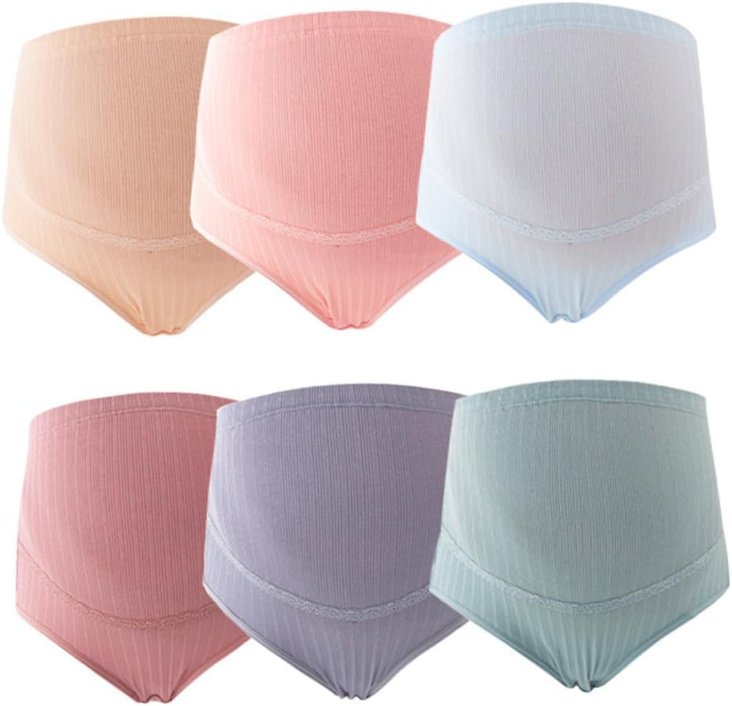 FOMIYES 3Pcs Cotton High Waist Adjustable Maternity Panties for Pregnant Women Comfortable Underwear for Daily Wear for Maternity Underwear And