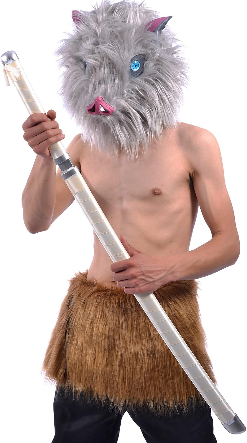 Bamboo Demon Slayer Anime Sword 41Inch , Rengoku Sword /Tanjiro Sword /Zenitsu Sword /Anime Original Texture ,Display Stand with Sword,For Demon Slayer Cosplay and Collection,Various Styles Available