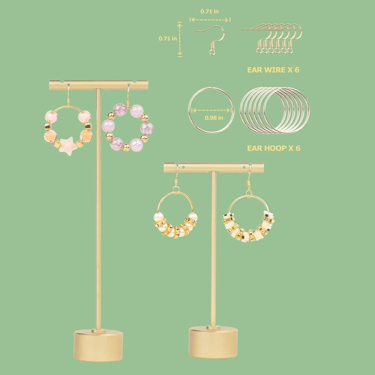 Clay Bead Bracelet Kit,Bead Bracelet Kit,48 Grid Clay Beads with Letter Beads,Colorful Shape and Rich Color,Friendship Bracelet Kit for Adults,Jewelry Making Kit image number 1