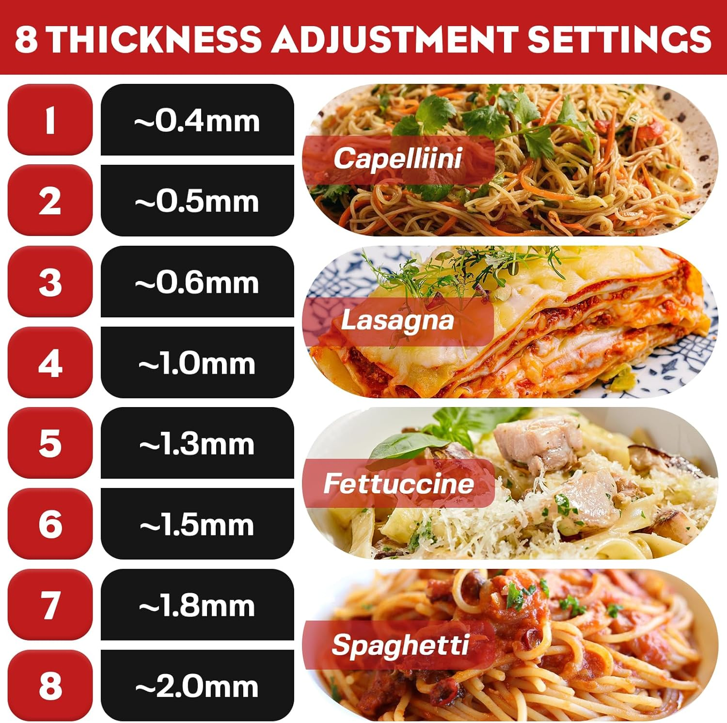 Pasta Maker Attachment for Kitchenaid Stand Mixer, 3-In-1 Pasta Maker Includes Pasta Roller, Spaghetti Cutter & Fettuccine Cutter, Stainless Steel Pasta Attachment for Kitchenaid Accessories by Cofun image number 1