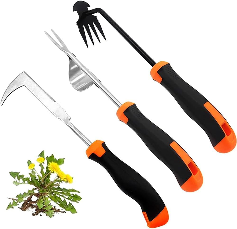3 PCS Weed Puller Tool,Weeding Tool,Crack Weeder Crevice Tool,Hand Weed Puller,Grip Garden Too,With Ergonomic Handle,Manual Hand Portable Weeder Tool,Weeding Tool Effective for Garden Enthusiasts image number 5