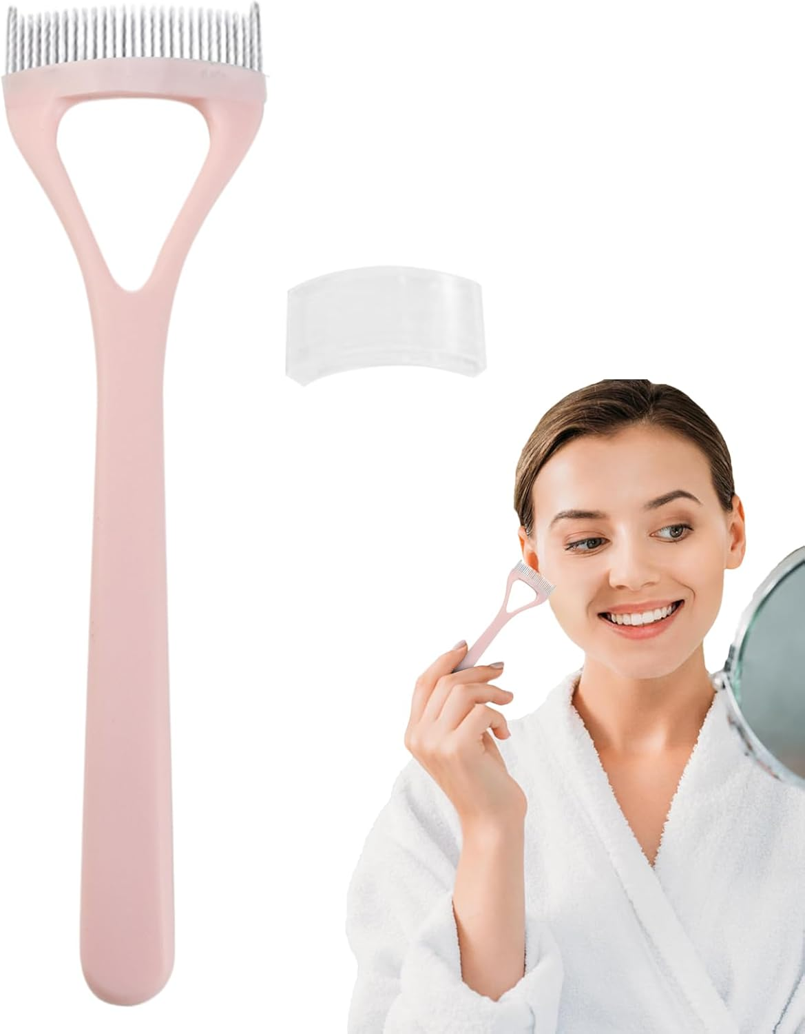 Shurzzesj Eyelash Separator Comb - Professional Definer Eyelash Comb,Multifunctional Lash Separating Tool, Eye Makeup Tools for Travel, Outdoor, Daily image number 5