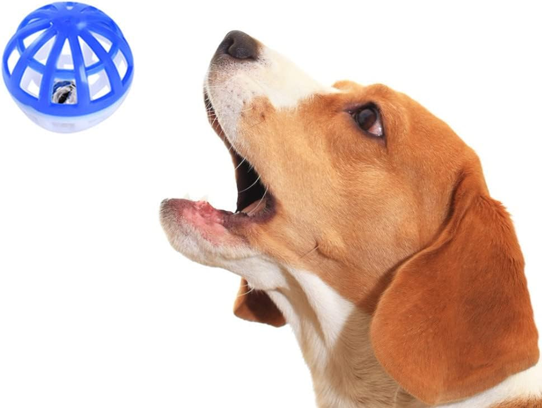 Cat Toys Balls,10-Pieces Kitten Balls with Bell - Lattice Balls Pet Puppy Pounce Rattle Toy, Pet Products for Cats Dogs Pochy image number 5