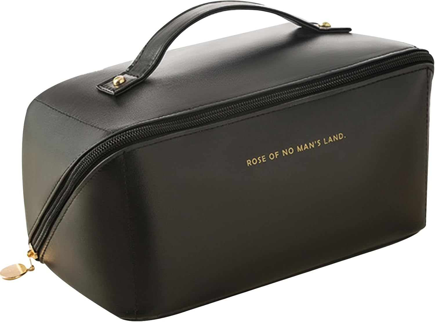 Makeup Bag Travel Toiletry Bag,Large Capacity Cosmetic Bags for Women with Handle and Divider,Large Wide-Open Pouch Waterproof Toiletry Bag for Toiletries Accessories Brushes (D-Pink) - A-Green image number 7