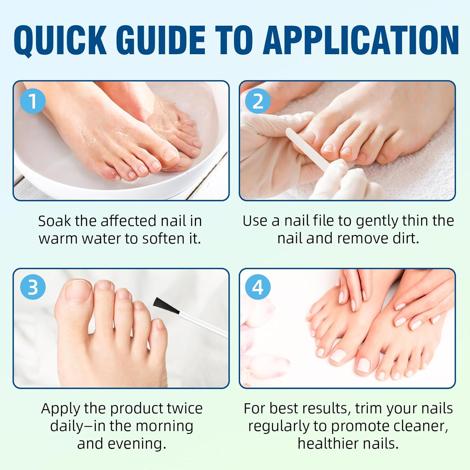 Extra Strength Toenail Fungus Treatment &ndash; Nail Repair Solution to Restore Damaged, Discolored, and Brittle Nails with Fast-Acting Natural Formula for Healthy Growth, 30Ml image number 1