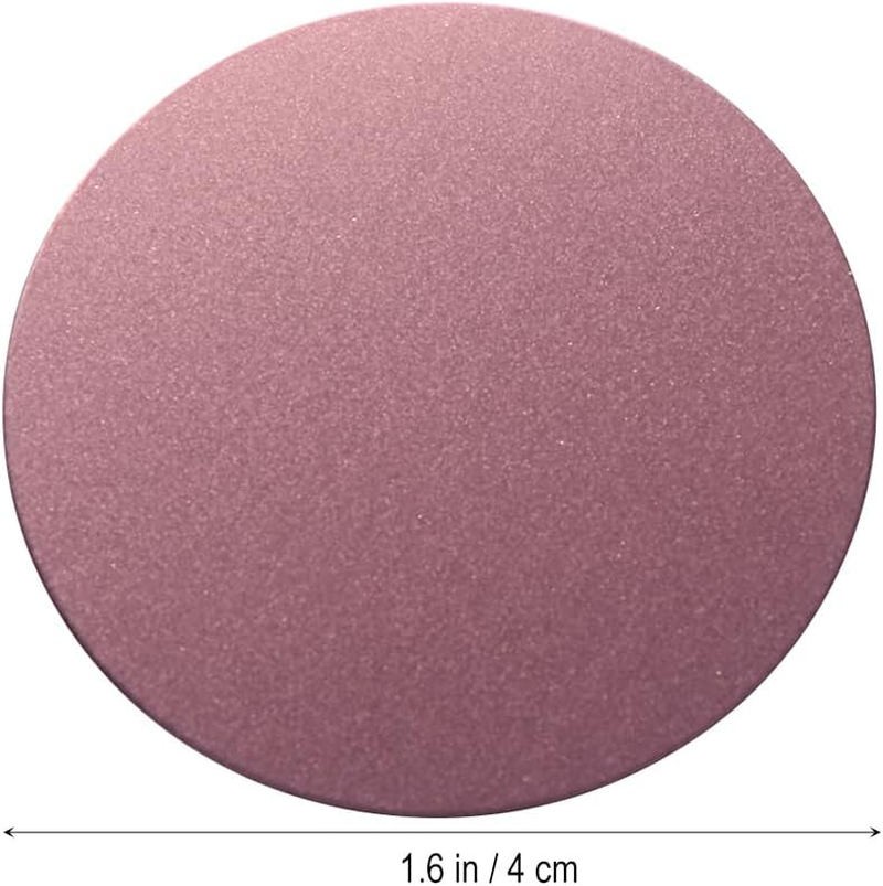 Angoily Metal Plate for Cell Phone, 30Pcs round Car Mount Magnet Holder with Strong Adhesive Sticker, Cell Phone Holder Pink, Universal Metal Plate Kit image number 5