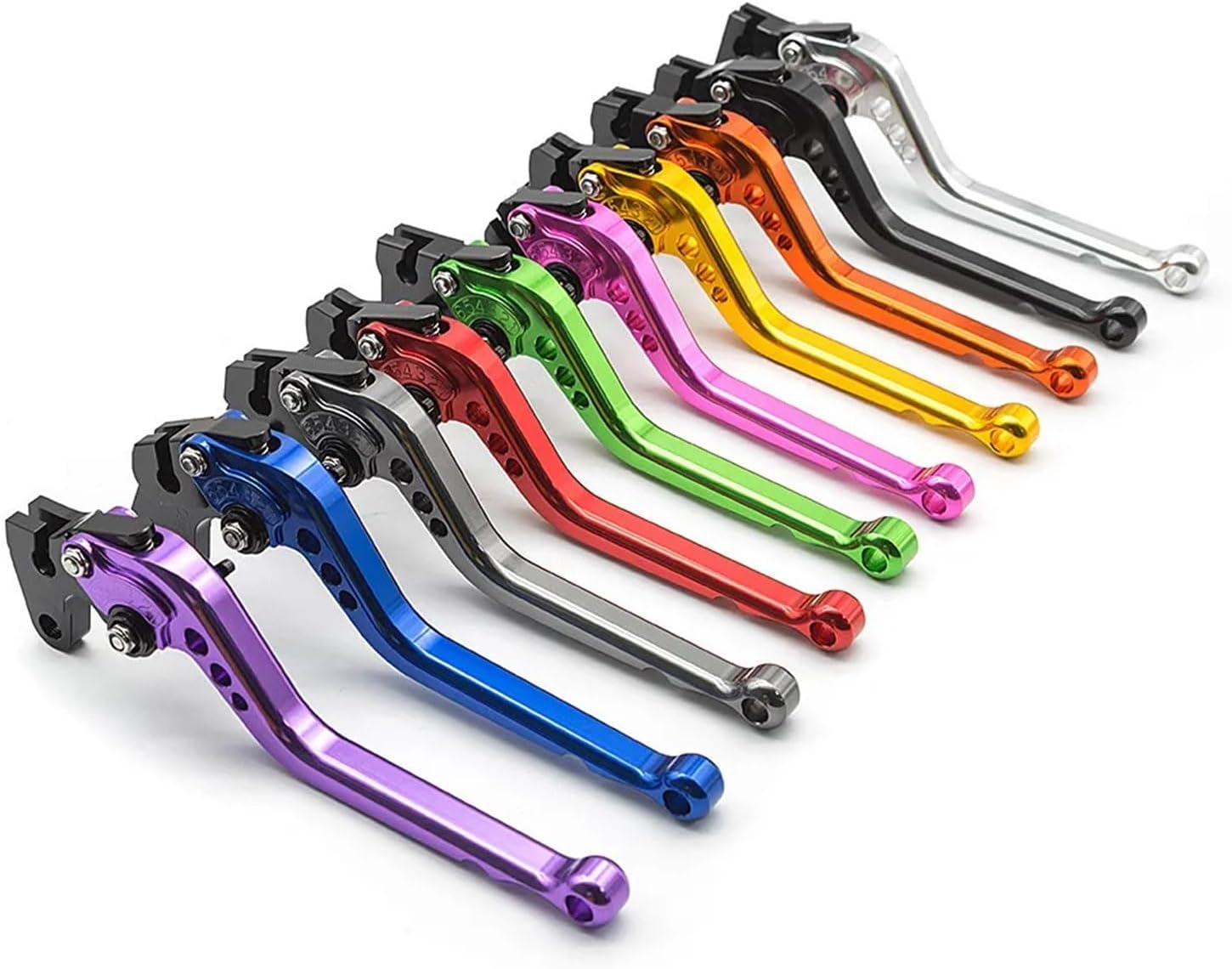 Fit for Husqvarna 701 Supermoto Enduro 2017 2018 2019 2020 2021 2022 2023 CNC Motorcycle Adjustable Brake Clutch Lever Accessories(Blue 147Mm)