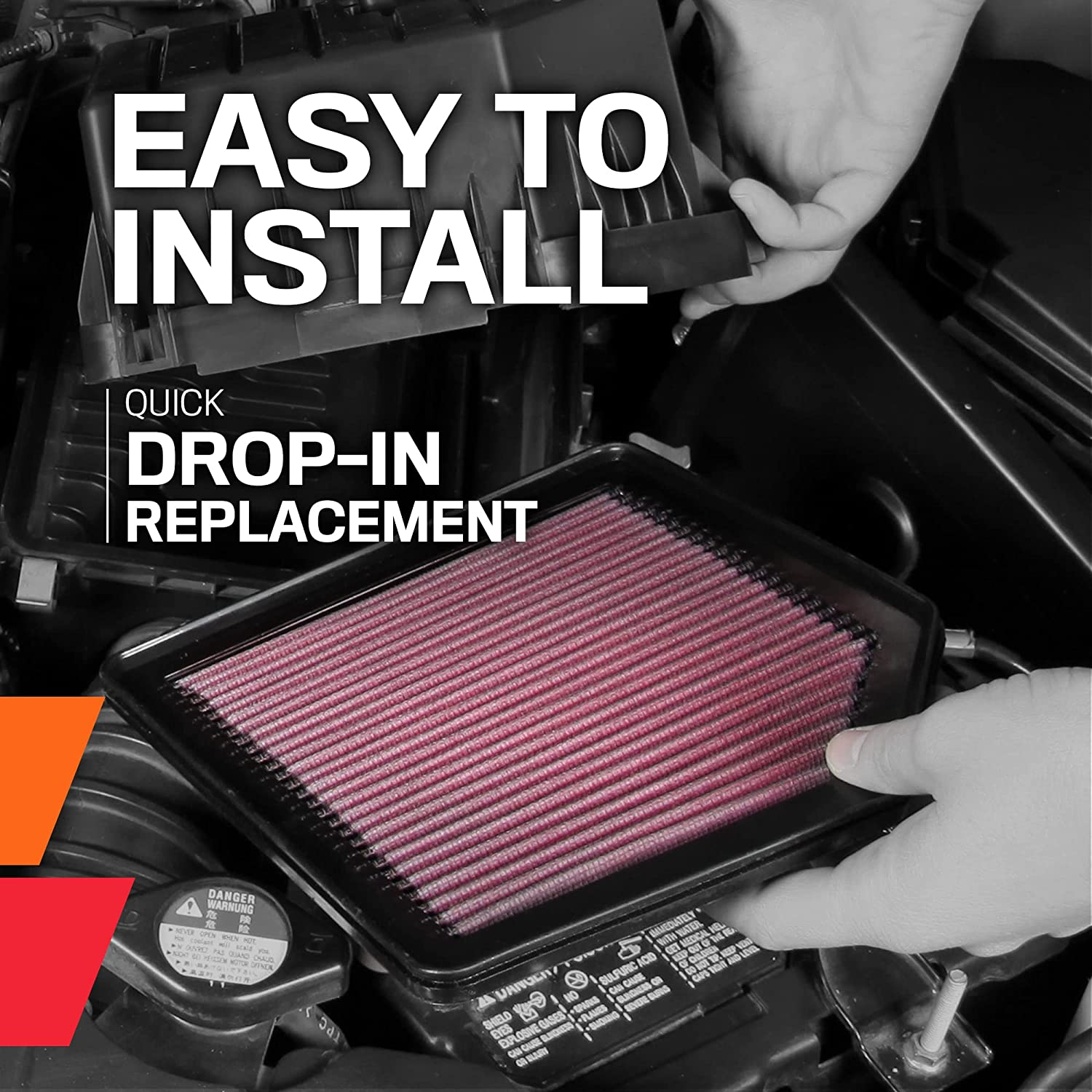 K&N E-1250 round Replacement Air Filter for 1980 Plymouth PB200 318 V8 4 BBL