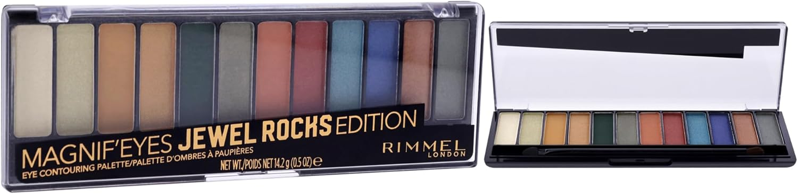 Rimmel London Magnif'Eyes Eyeshadow Palette, Jewel Rocks Edition image number 2