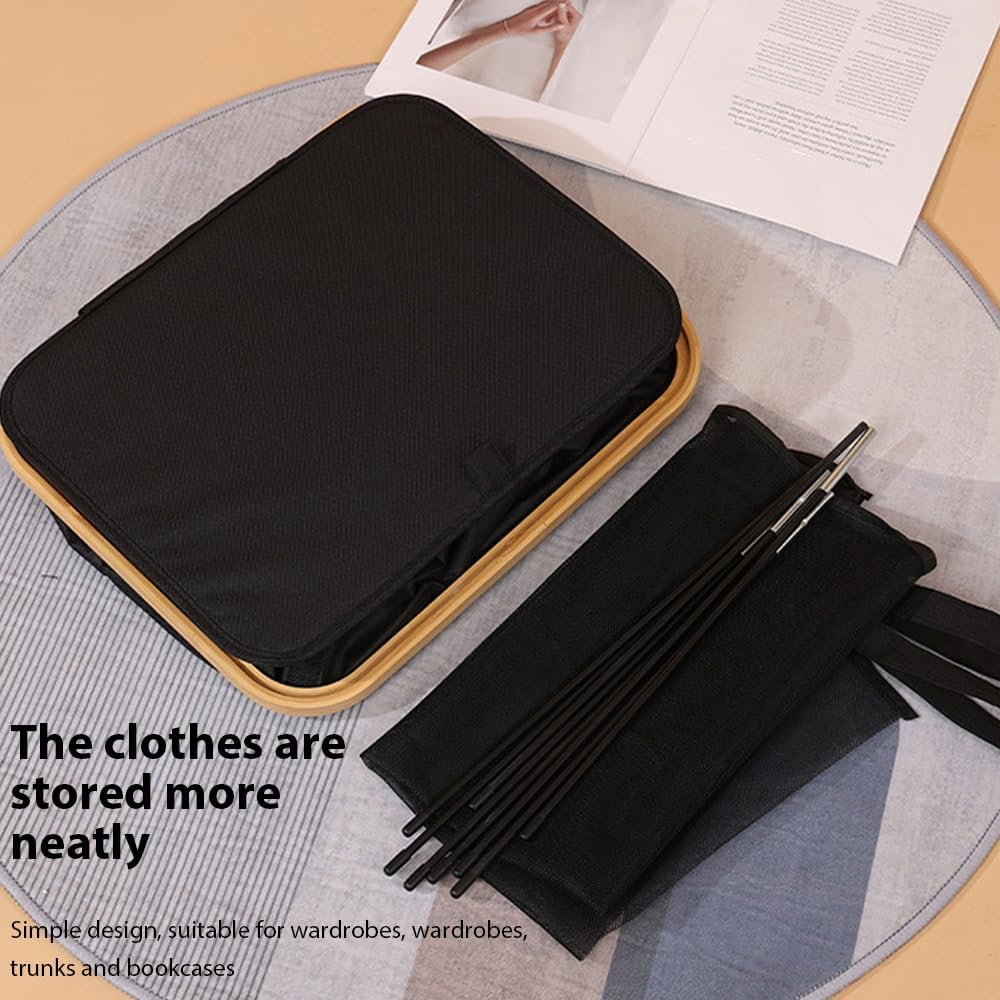 Laundry Hamper with Lid, Large Foldable Laundries Hampers, Slim Laundry Hampers with Lid, Cloth Storage Basket, Black Hamper for Laundriese, Removable Inner Bag, Narrow Laundries Basket