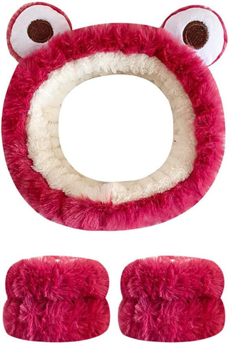 NHQZ Pack of 3 Hair Band Cosmetic, Wrist Wash Band, Make-Up Hair Band, Elastic Face Wrist Wash Band, Hair Accessories for Washing Face, A image number 1