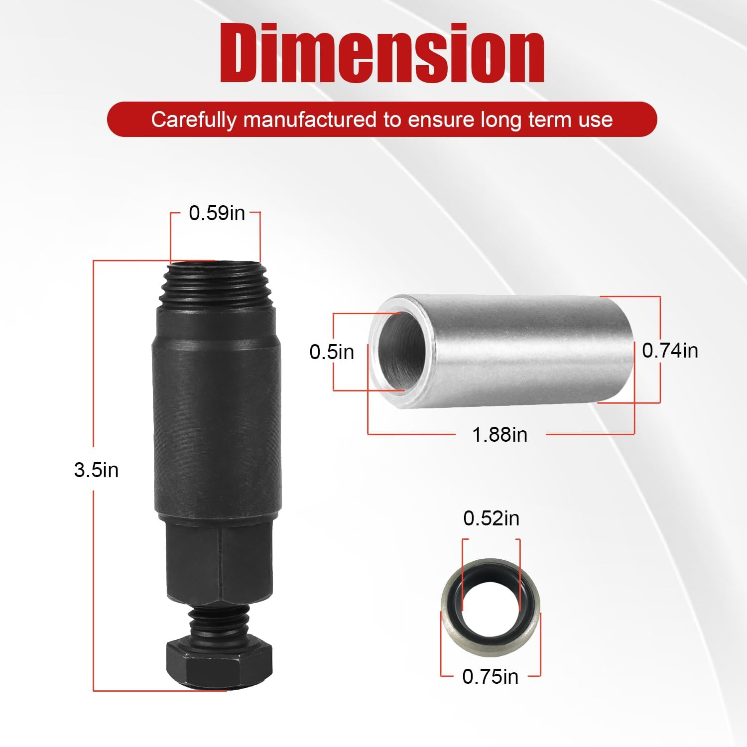 Replaces for GM Transmission Shifter Lever Seal Remover Installer Compatible with GM Turbo 300 350 400 425 475 700-R4 4L60 Includes Seal