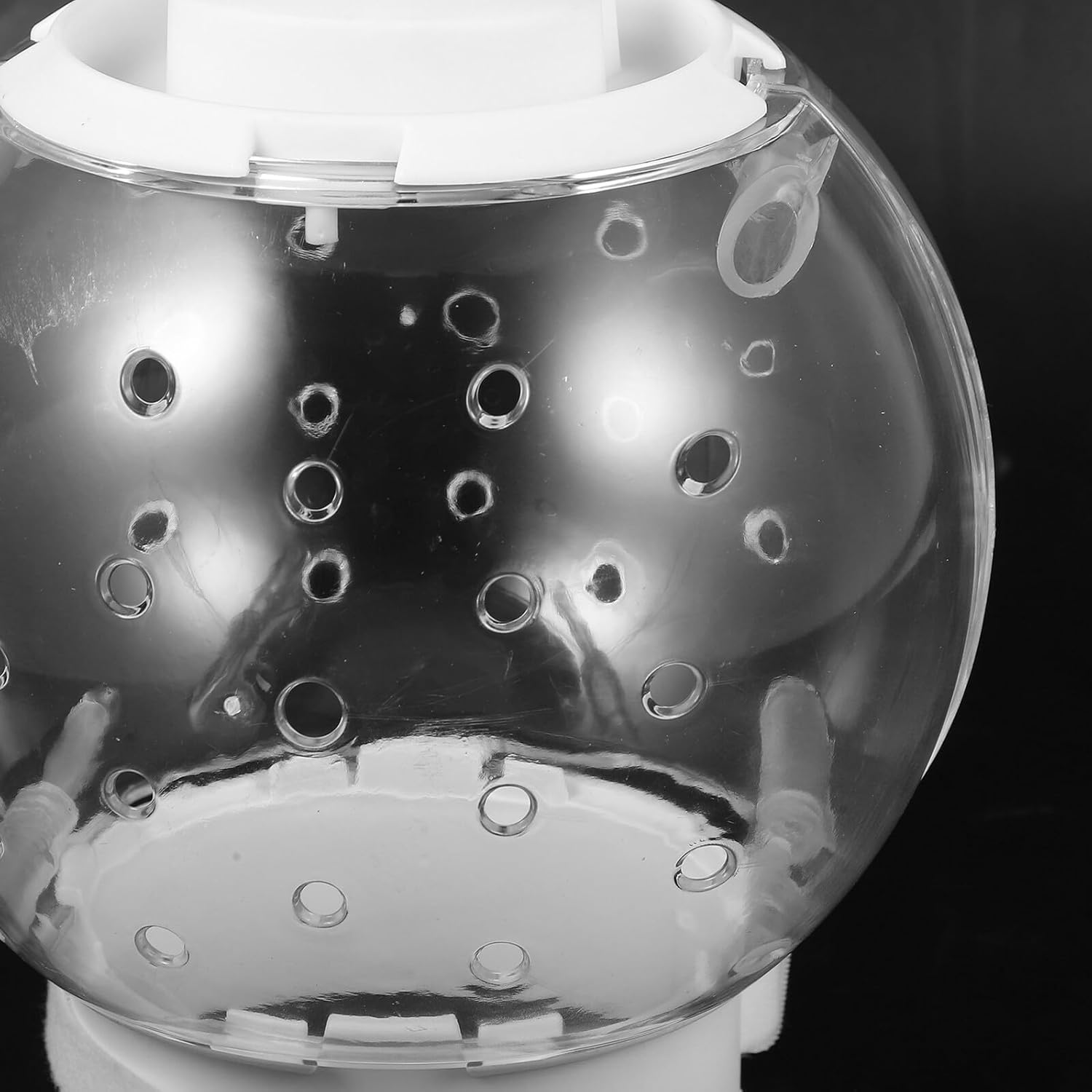 DIKACA Transparent Pet Helmet for Cats and Dogs Anti-Biting Breathable Space Helmet for Surgery Grooming and Bathing Protection Clear Hood Preventing Self-Injury image number 4