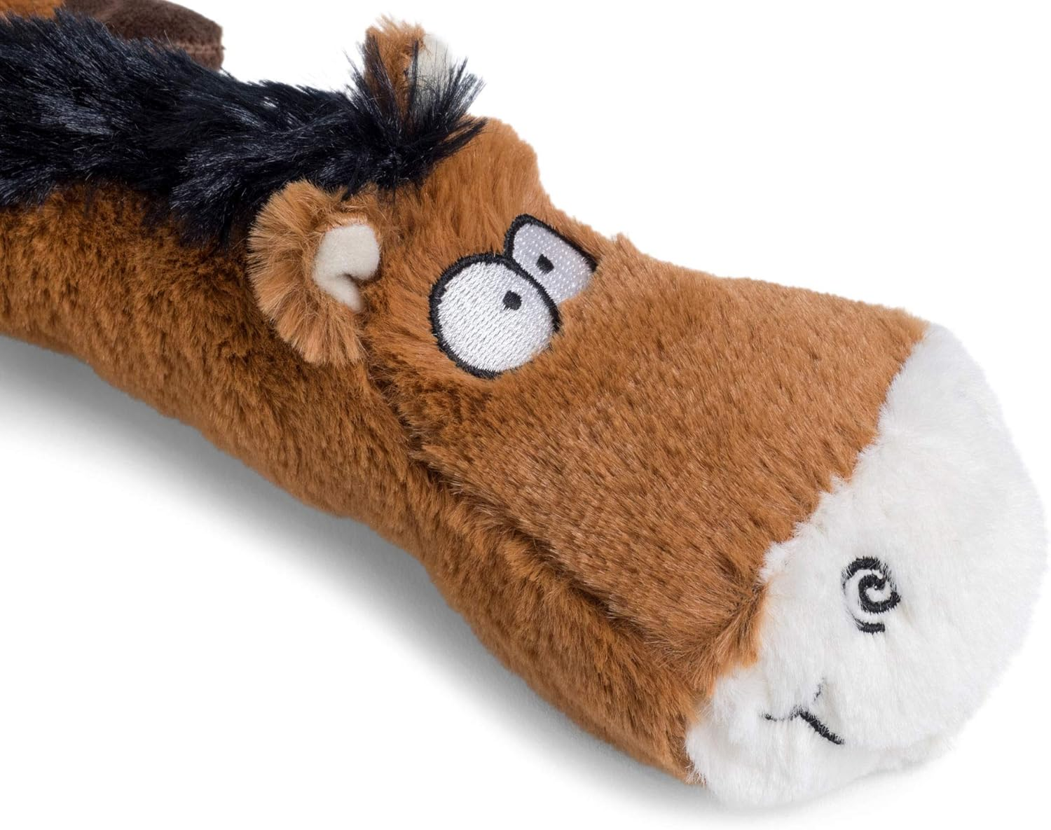 Petface Farmyard Buddies Lazy Horse Squeak Dog Toy image number 4