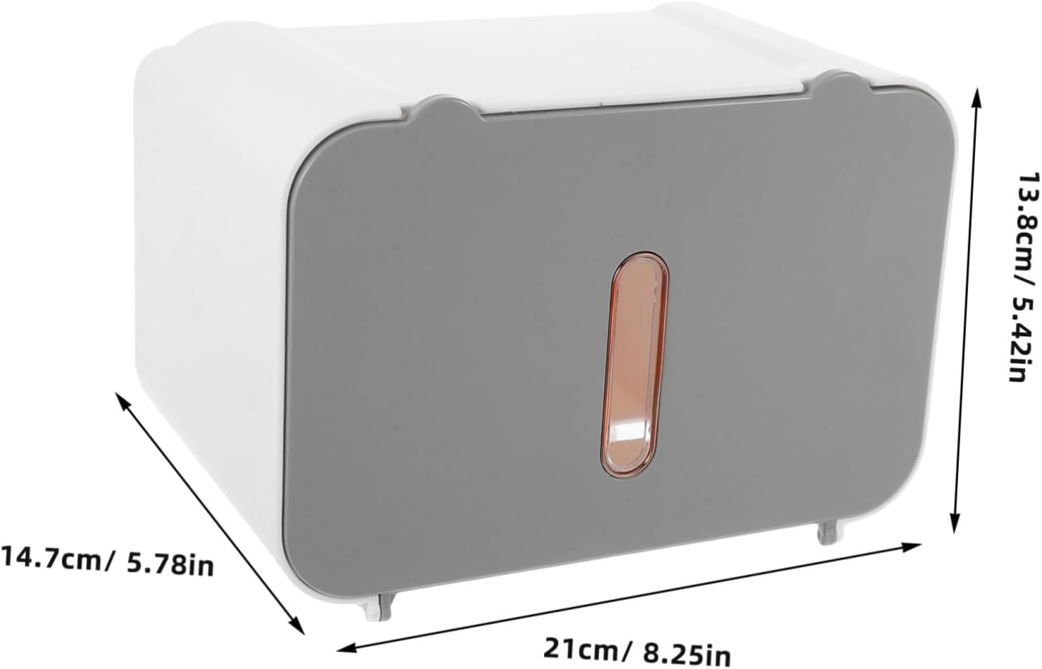 Homoyoyo Wall Mounted Tissue Box for Bathroom Kitchen No Drill Paper Towel Dispenser Holder Automatic Touchless Tissue Holder image number 6