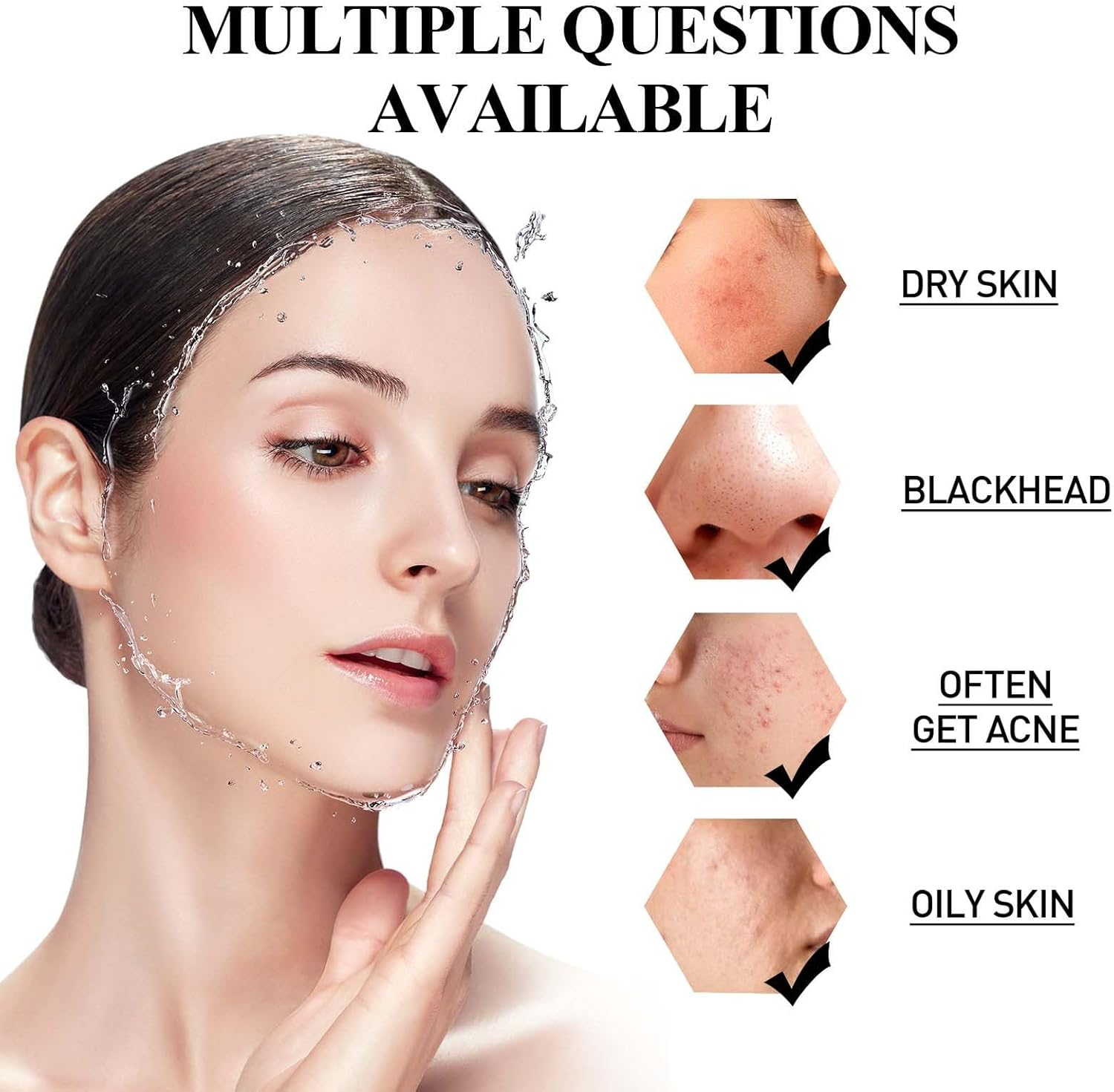 Blackhead Removal Mud Mask &ndash; Deep Pore Cleansing & Gentle Hydrating Facial Mask for Smoother Skin image number 6