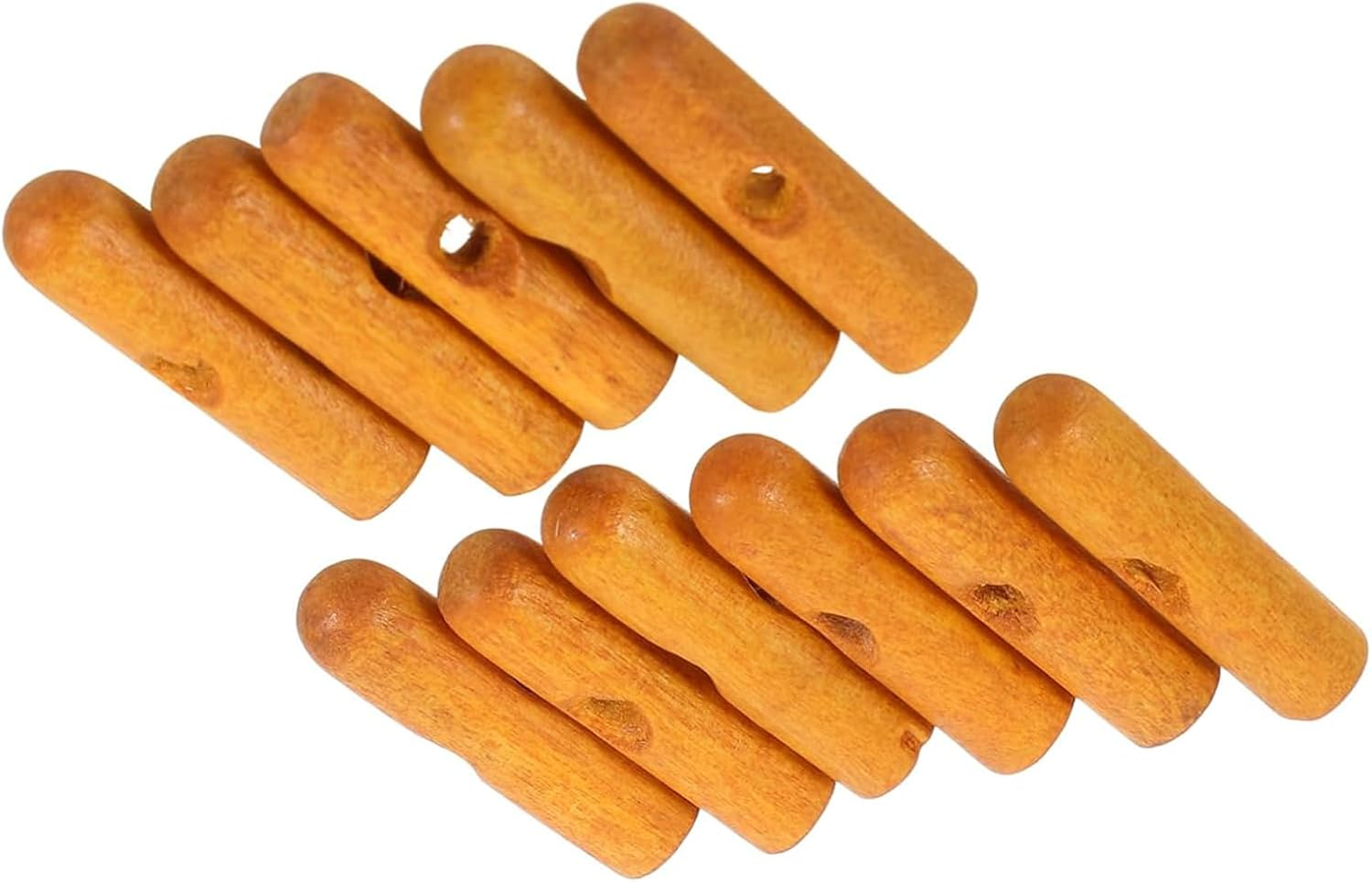 Ksngtixe 10PCS Wooden Umbrella Tail Beads - Long Handle Replacement Parts for Sunshade & Rain Umbrellas, UV Protection Repair Beads with Fun Designs for Enhanced Appeal image number 4