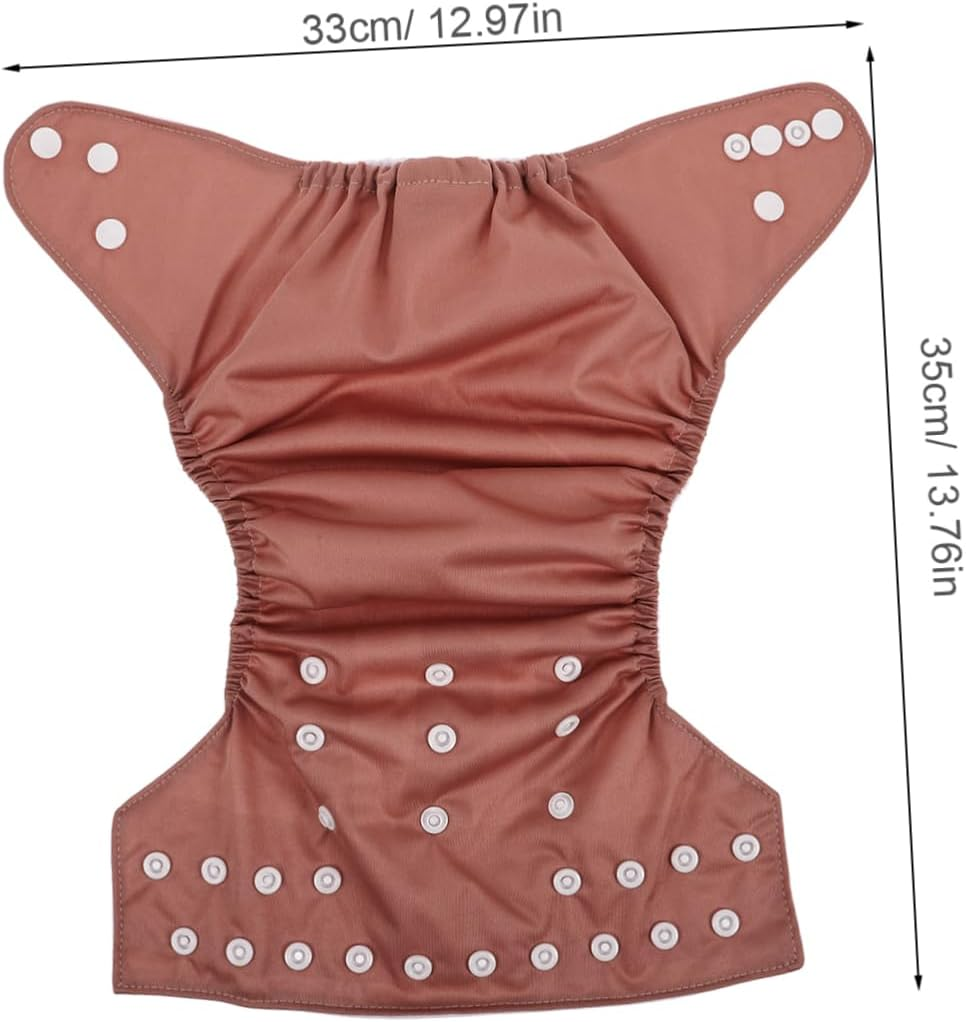 Cloth Diapers Reusable Diaper for Newborn for Swim Unisex Cloth Nappies Pink