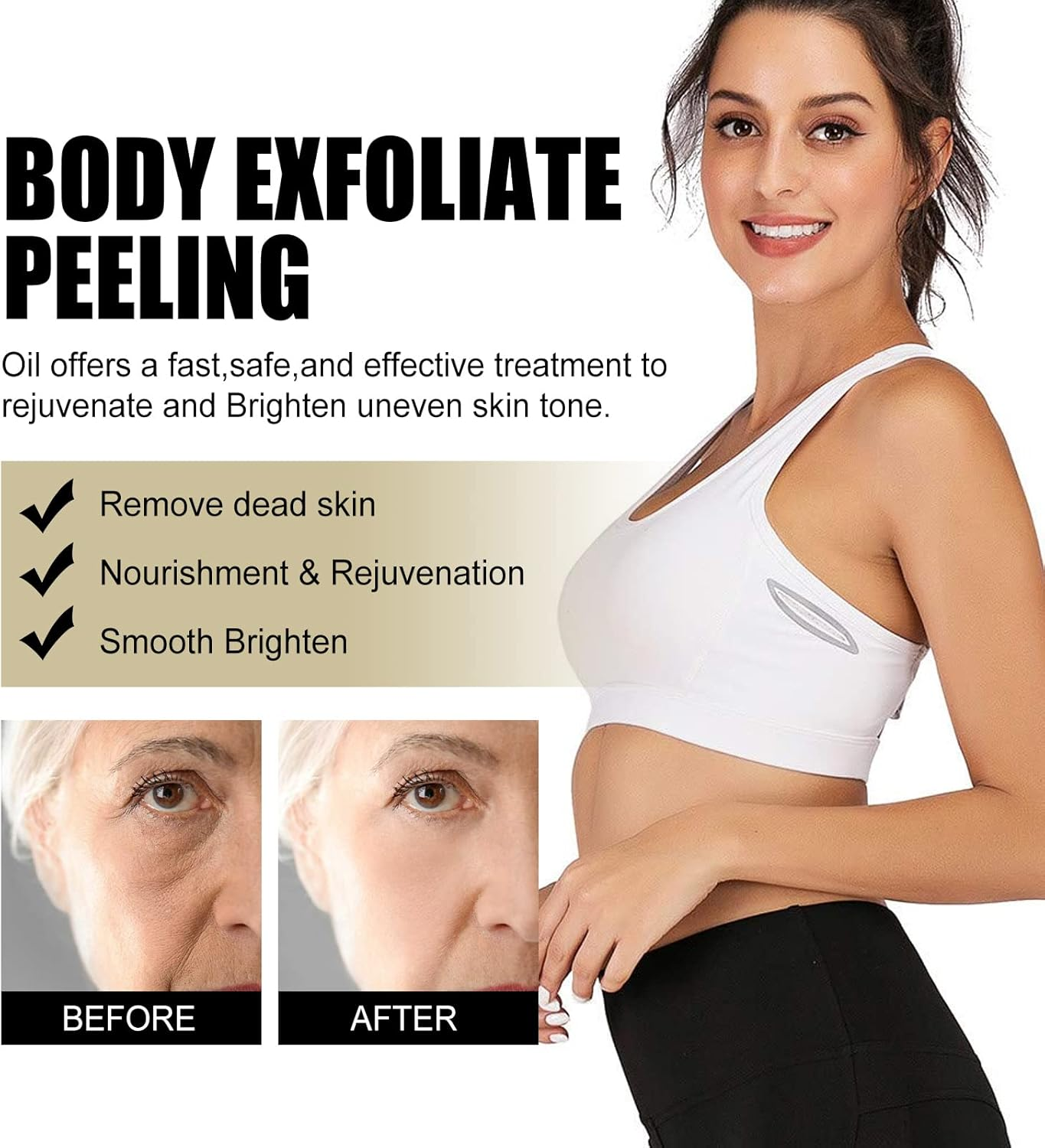 Fullbody Exfoliation Peelingoil, Body Exfoliate Peeling Oil, Old Yellow Peeling Oil, 2023 New Old Natural Spot Yellow Peeling Oil (3 Pcs) - 2 Pcs image number 7