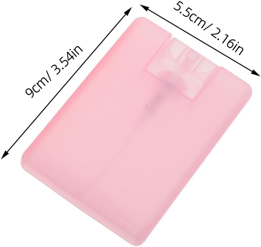 MUSISALY 30Pcs Card Spray Perfume Bottles Refillable Portable Mini Atomizer for Essential Oils Facial Mists Air Fresheners Lightweight Travel Containers in Transparent Light Orange image number 6