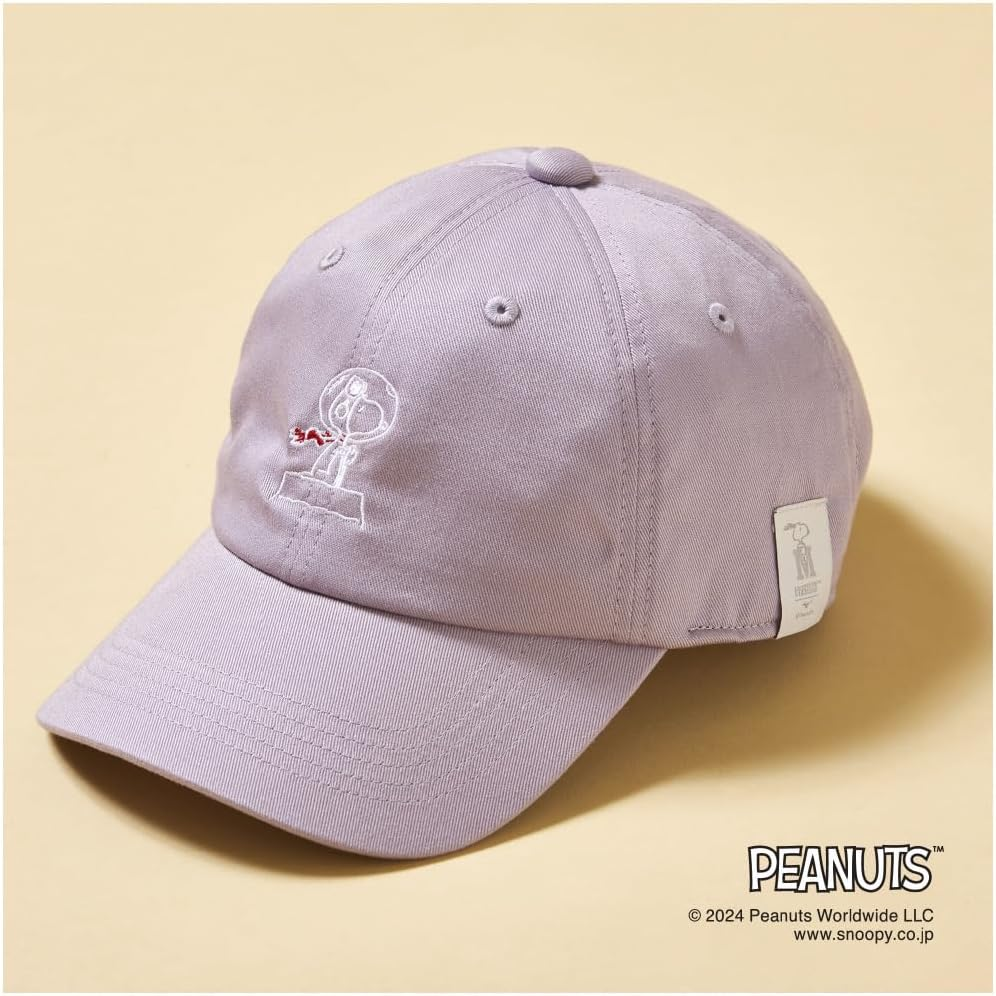 Mizuno B2MWBY50 Peanuts Cotton Cap Snoopy Embroidery image number 3