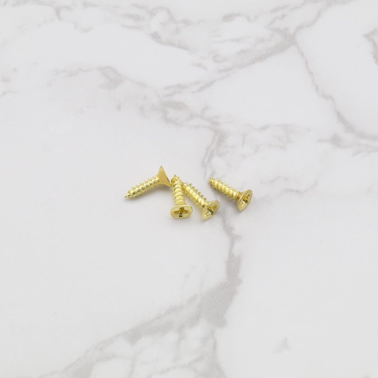 Emsea 36Pcs Box Latch Hasps & Hinges with Screws Antique Small Hinges Vintage Door Hinges Accessories for Wooden Box Jewelry Box Cabinet Gold - Bronze image number 4