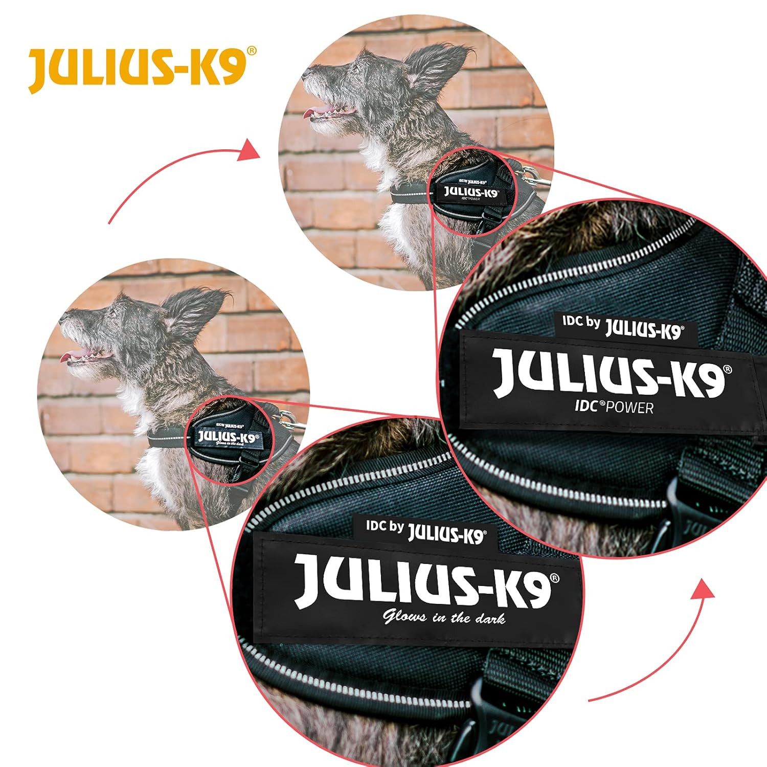 Julius K9 IDC Power Harness, Size: 2Xs/Baby 2, Pink Camouflage image number 4