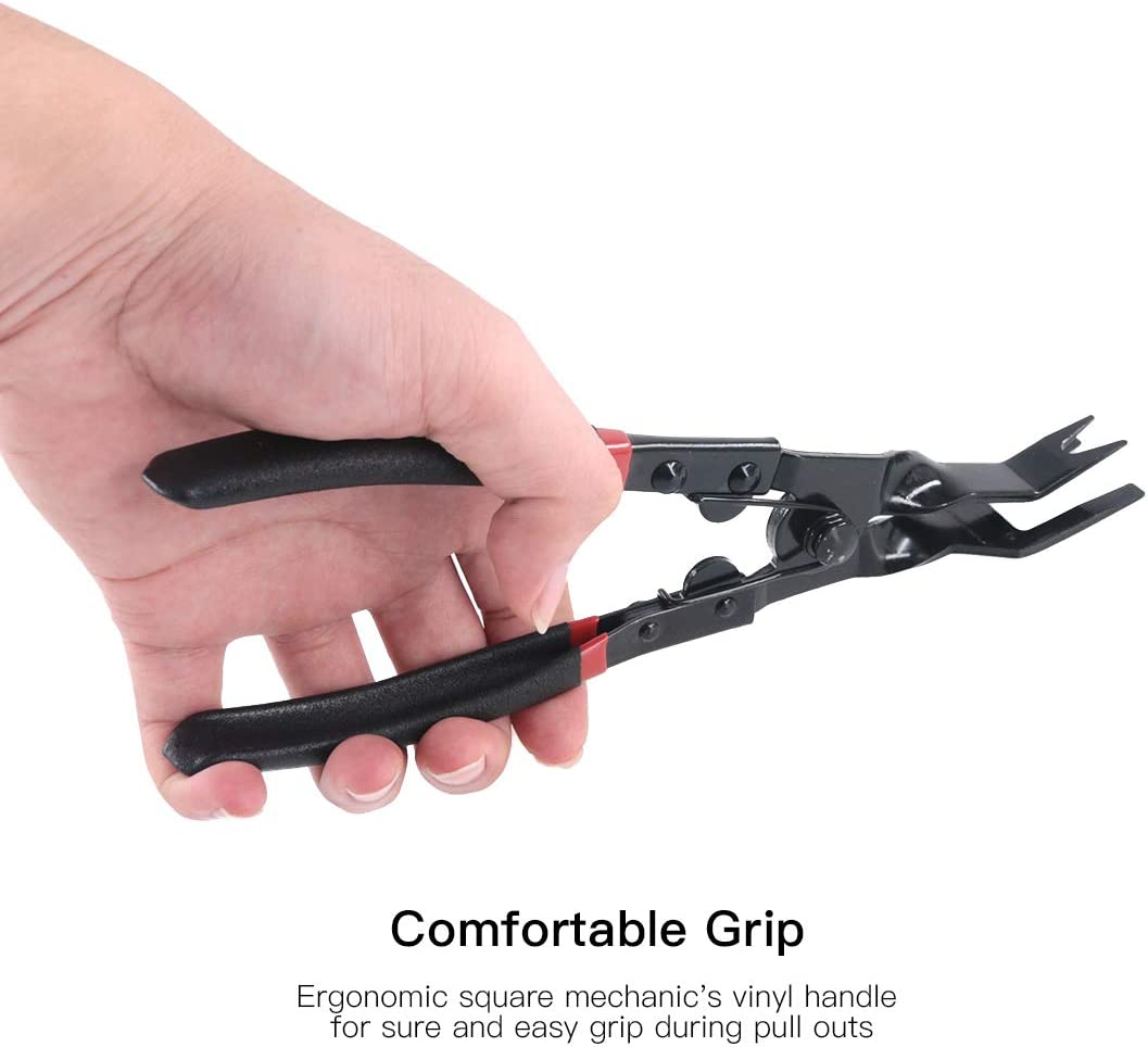Glarks Universal Auto Door Car Upholstery Trim Clip Removal Plier Tool Door Panel Trim Clip Removal Tool Plier for Car Door Panel image number 4