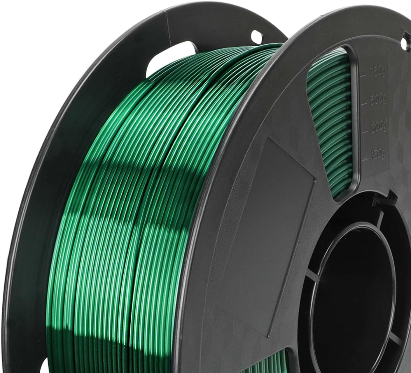 CC3D Silk Forest Green PLA Filament 1.75Mm 1KG 3D Printing Filament Silky Shiny Metallic 3D Printer Material FDM Christmas Green Color image number 2