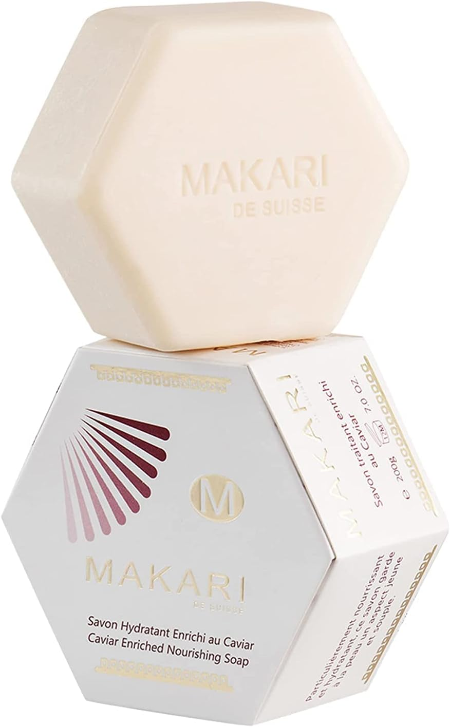 Makari Classic Caviar Enriched Treatment Soap 7.0 Oz &ndash; Moisturizing & Brightening Bar Soap for Face & Body &ndash; Anti-Aging Cleanser Combats Dryness, Dullness, Wrinkles & Blemishes image number 5