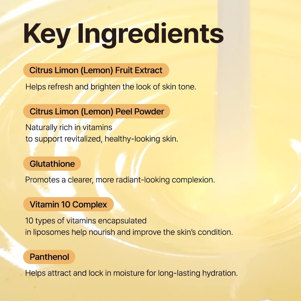 AMBER SECTION One-Step Modeling Mask Lemon Shake | Pack of 5 | Vitamin C & Glutathione | Easy Mix for Premium Home Aesthetic Care | Instant Cooling | Clinically Tested image number 2