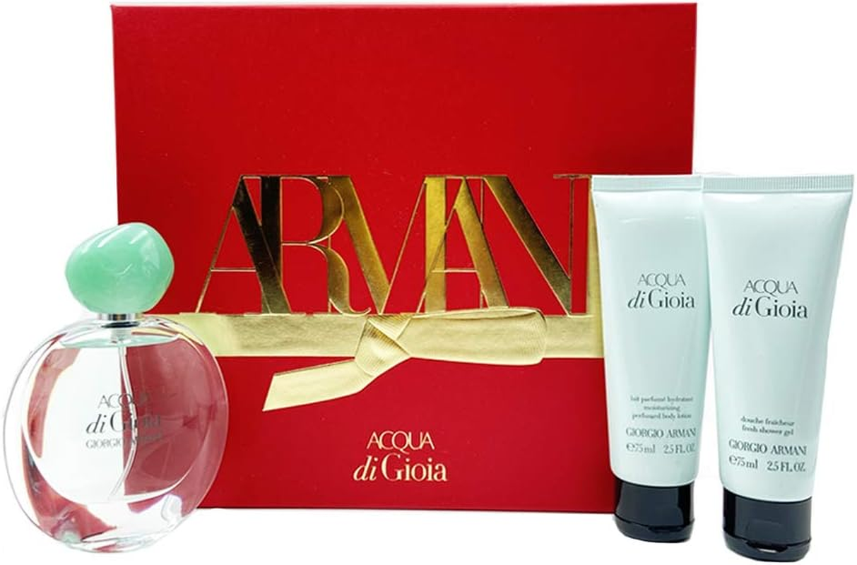 Giorgio Armani Acqua Di Gioia 3 Pieces Eau De Parfum Gift Set for Women